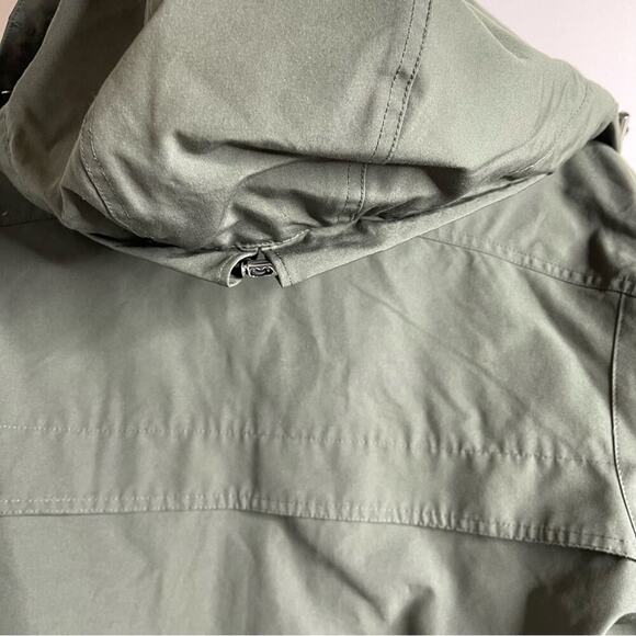 Peacebird green‎ utility military long jacket size XS women’s minimalist - Picture 5 of 5
